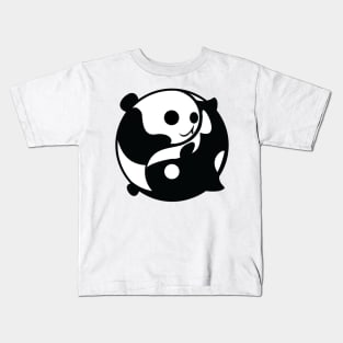 Yin and Yang Panda and Orca Kids T-Shirt